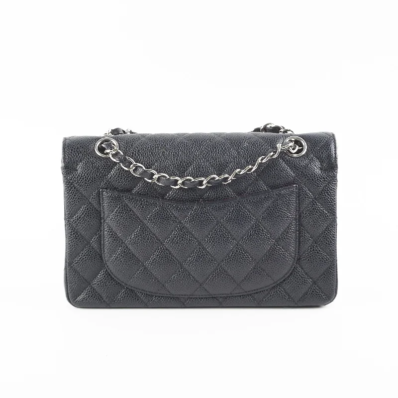 Chanel Small Caviar Classic Double Flap Black - 16 series