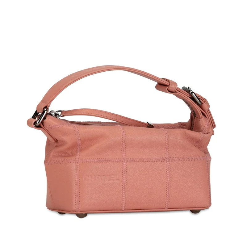 Chanel Chocolate Bar One-Shoulder Bag Handbag Pink   CHANEL