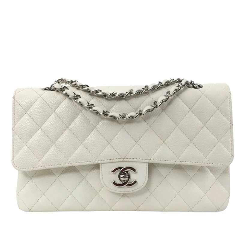 CHANEL Medium Classic Caviar Double Flap Bag