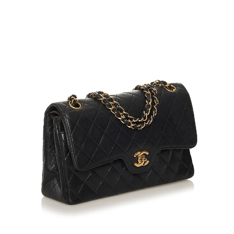 Chanel Medium Lambskin Double Flap (zQFU29)