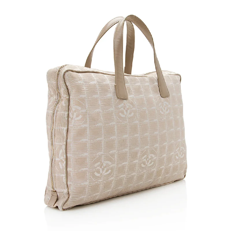 Chanel Nylon Travel Ligne Zip Around Tote (20593)