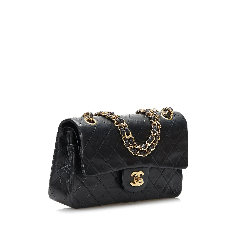 Chanel Small Classic Lambskin Double Flap Bag (36482)