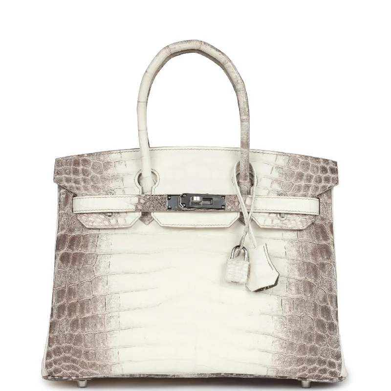 Hermes Birkin 30 Himalaya Niloticus Crocodile Palladium Hardware