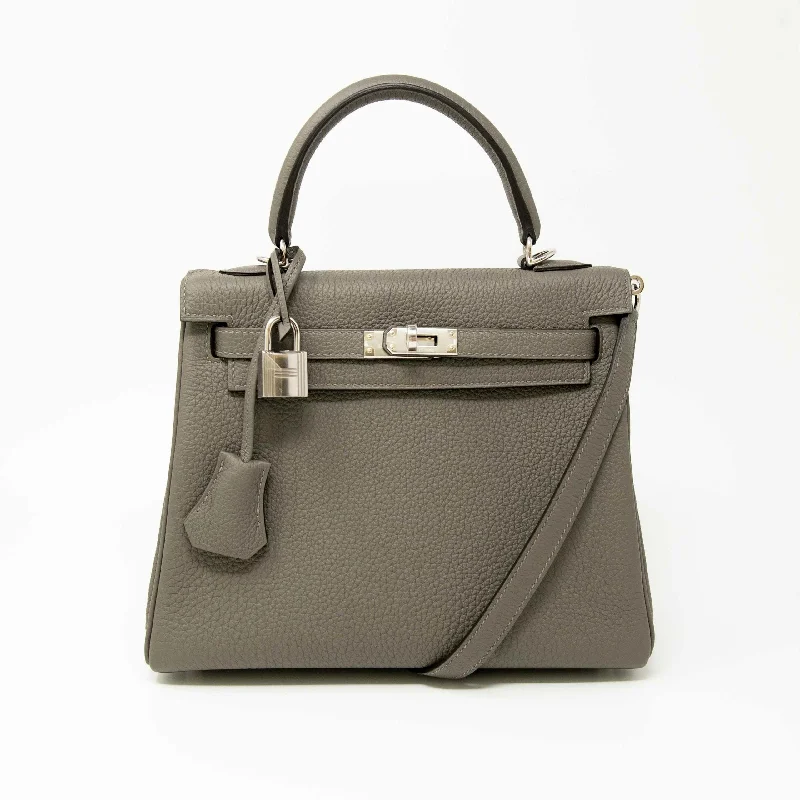 Hermes Gris Meyer Togo Kelly 25