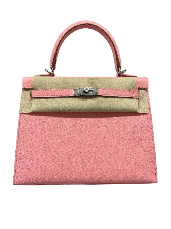 Hermes Kelly 25 Sellier Rose Confetti Epsom PHW #U SKCB-072859