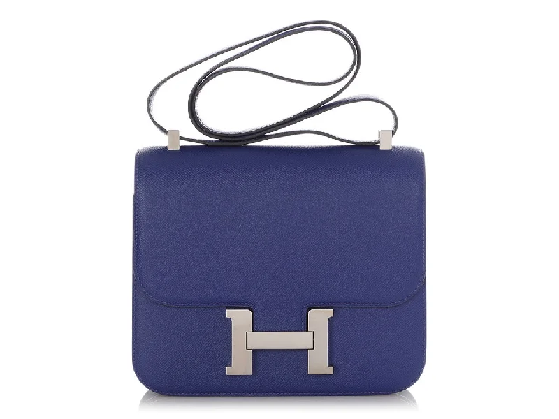 Hermès Bleu Electrique Epsom Constance 24