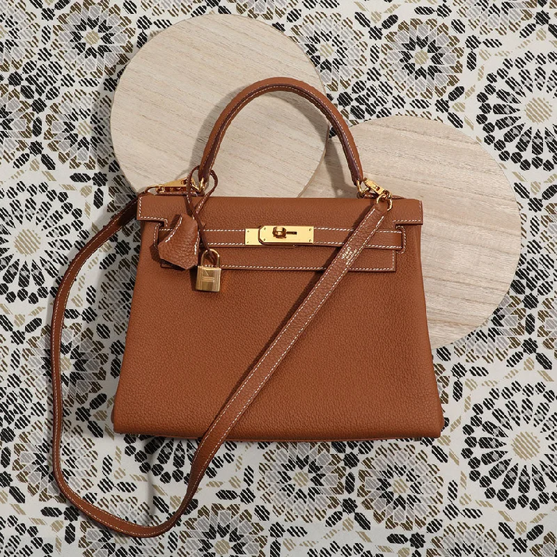 Hermès Gold Togo Kelly 28