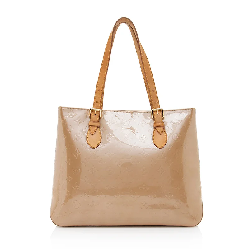 Louis Vuitton Monogram Vernis Brentwood Tote (SHF-19175)