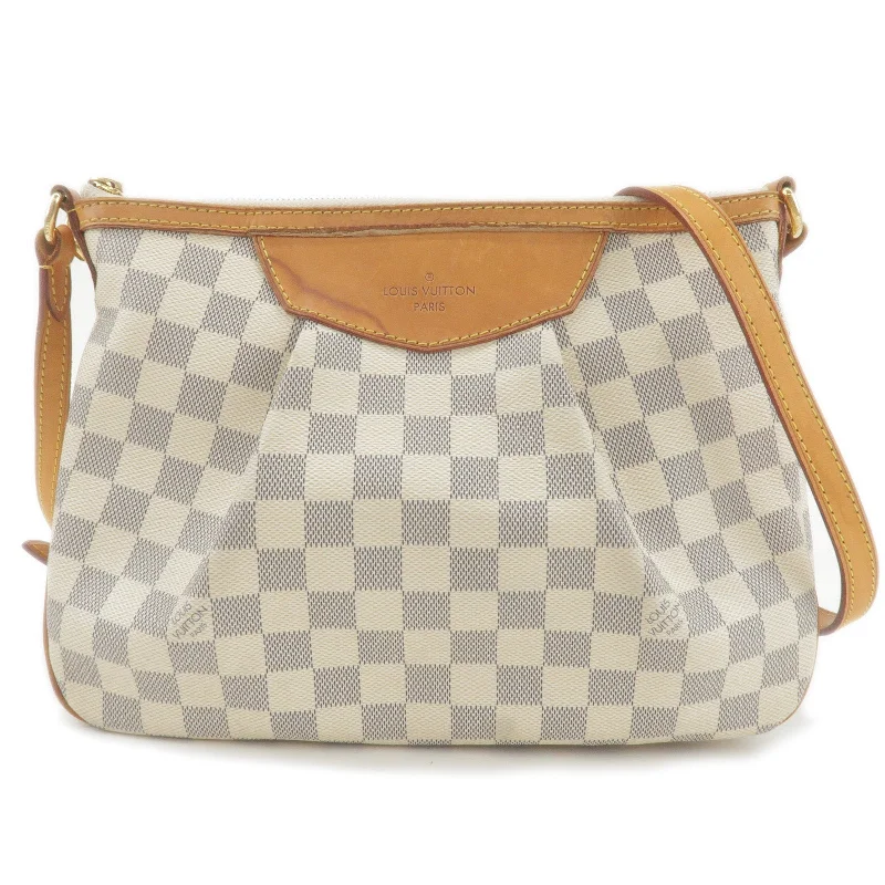 Louis Vuitton Damier Azur Siracusa PM Shoulder Bag N41113