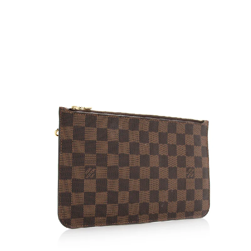 Louis Vuitton Damier Ebene Neverfull GM Pochette (SHF-20602)