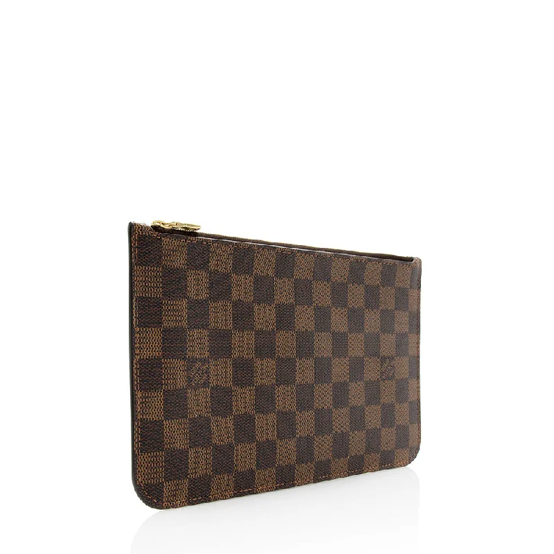 Louis Vuitton Damier Ebene Neverfull GM Pochette (SHF-21422)