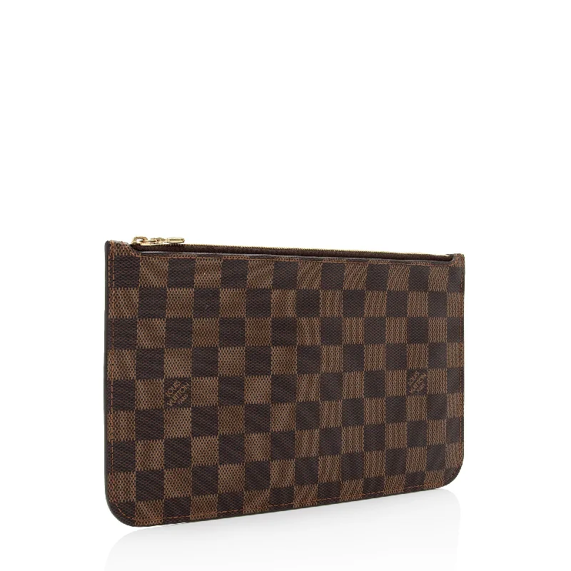 Louis Vuitton Damier Ebene Neverfull MM Pochette (SHF-kT5K5W)