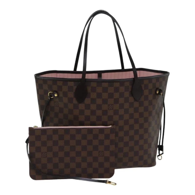 LOUIS VUITTON Damier Ebene Neverfull MM Tote Bag N51105 LV Auth 86990SA