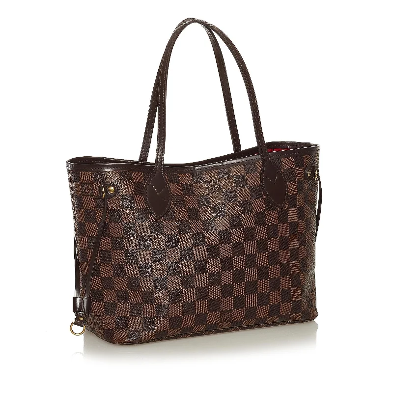 Louis Vuitton Damier Ebene Neverfull PM Tote (SHG-35984)