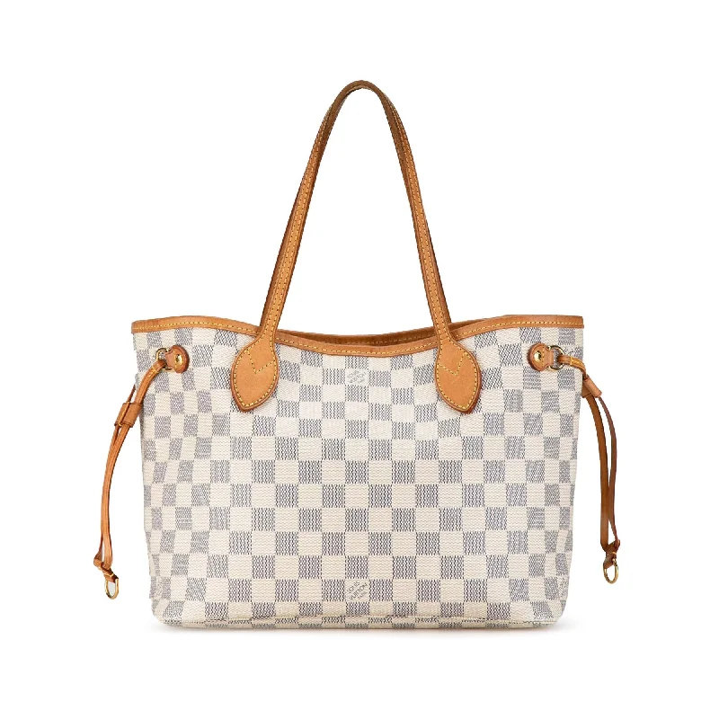 Louis Vuitton Damier Azur Neverfull PM (SHG-fqDRwh)